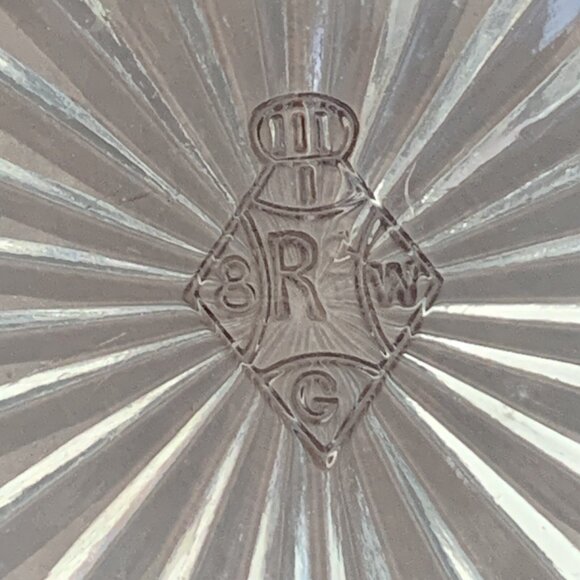 1878 Victorian Pressed Glass Butter Dish Silverplate Tray & Lid Percival Vickers - Picture 6 of 16